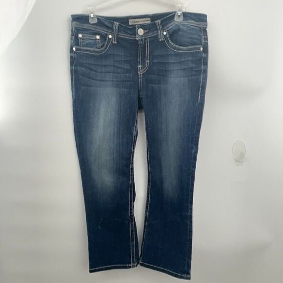 Bke Cropped Denim Jeans  Size 29 - Picture 10 of 16